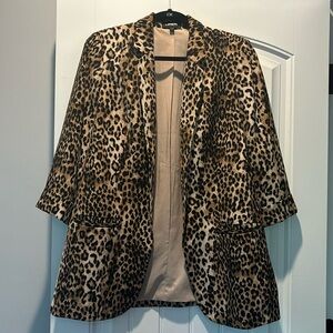 Express 3/4 sleeve women’s silky blazer